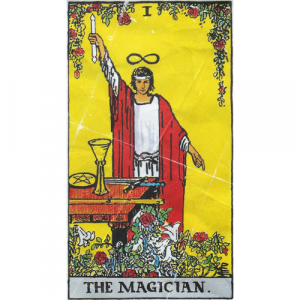 A Tarot card "The Magician"