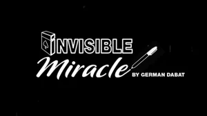 Cover for the trick Invisible Miracle by German Dabat