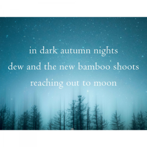 A picture of a haiku